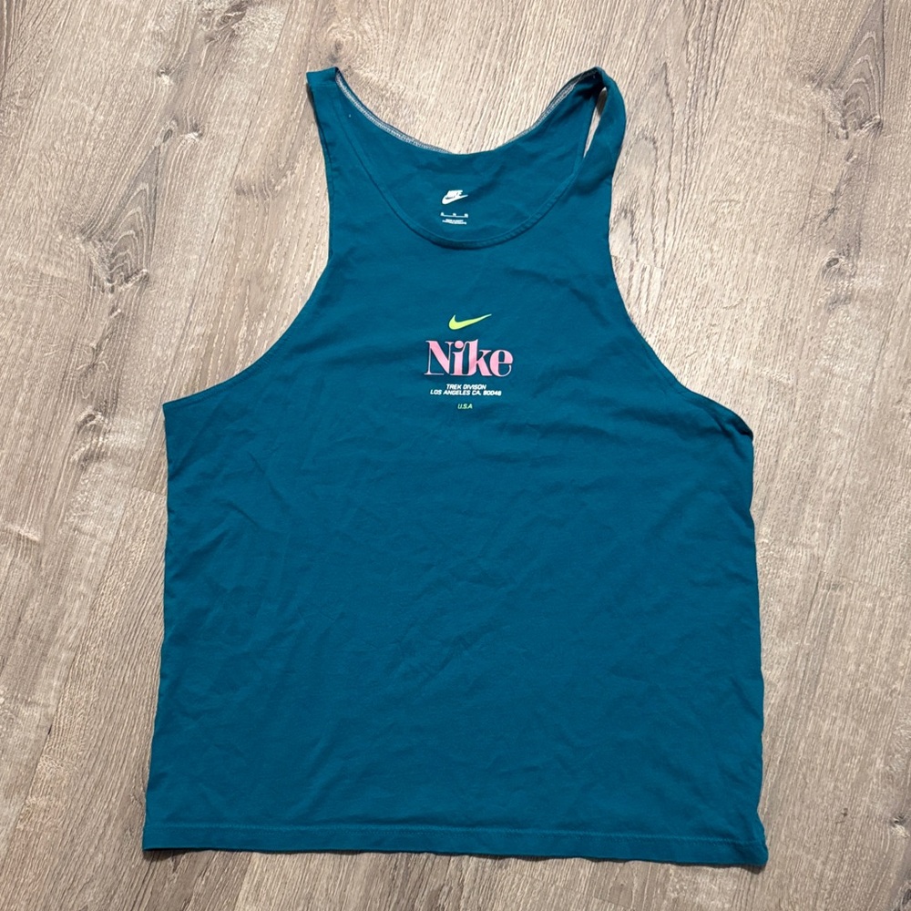 Nike Men's Teal Tank Top
